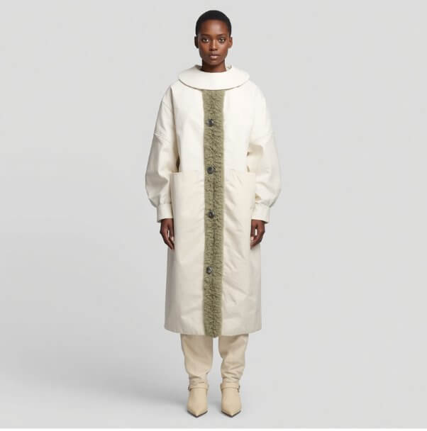 The Disc Collar Coat